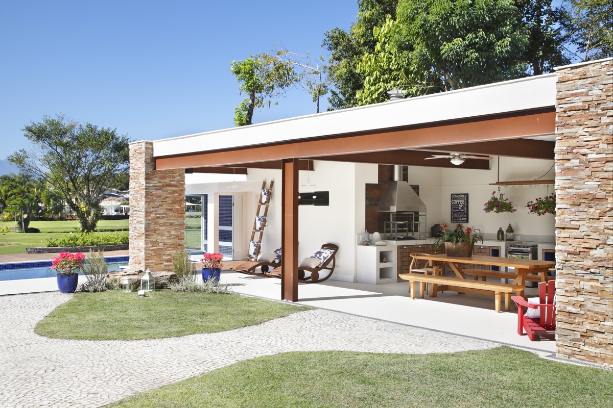 Casa de veraneio com área gourmet